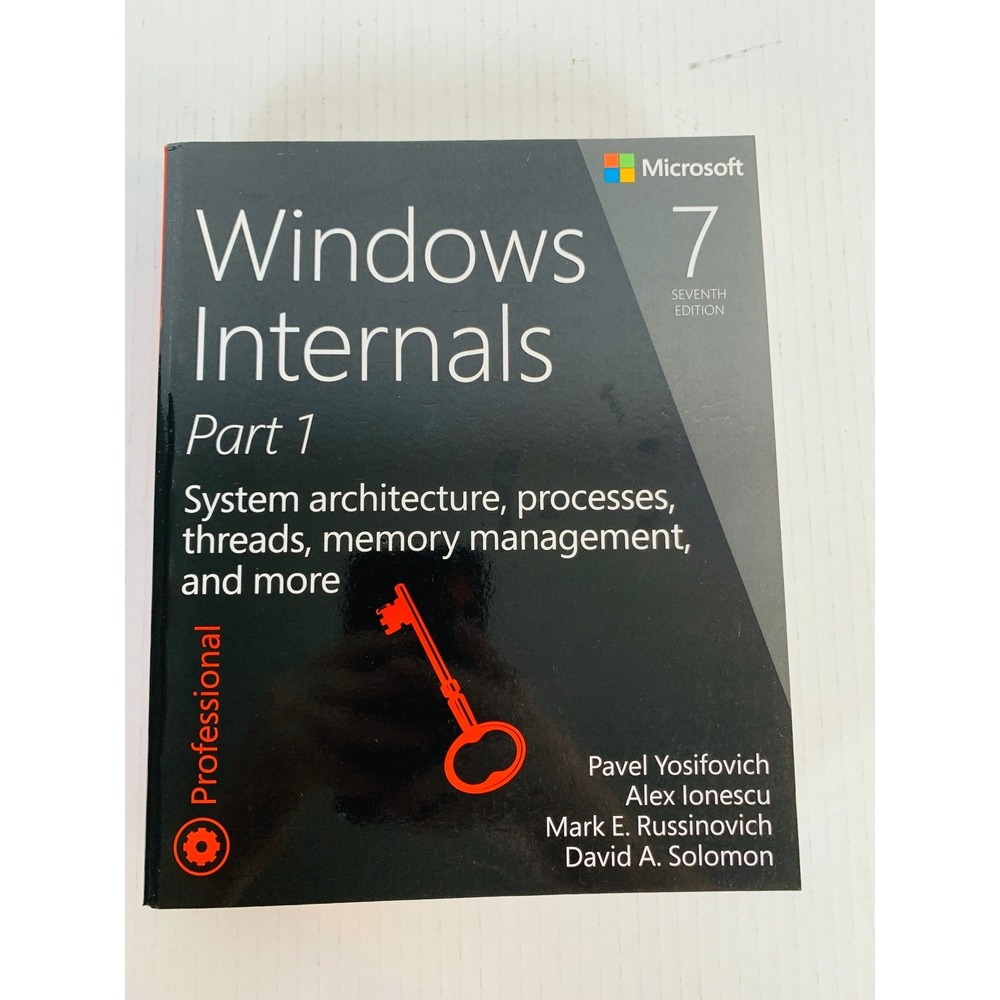 Microsoft Windows Internals Part 1 7th Edition Black Tech Programming Guide Book
